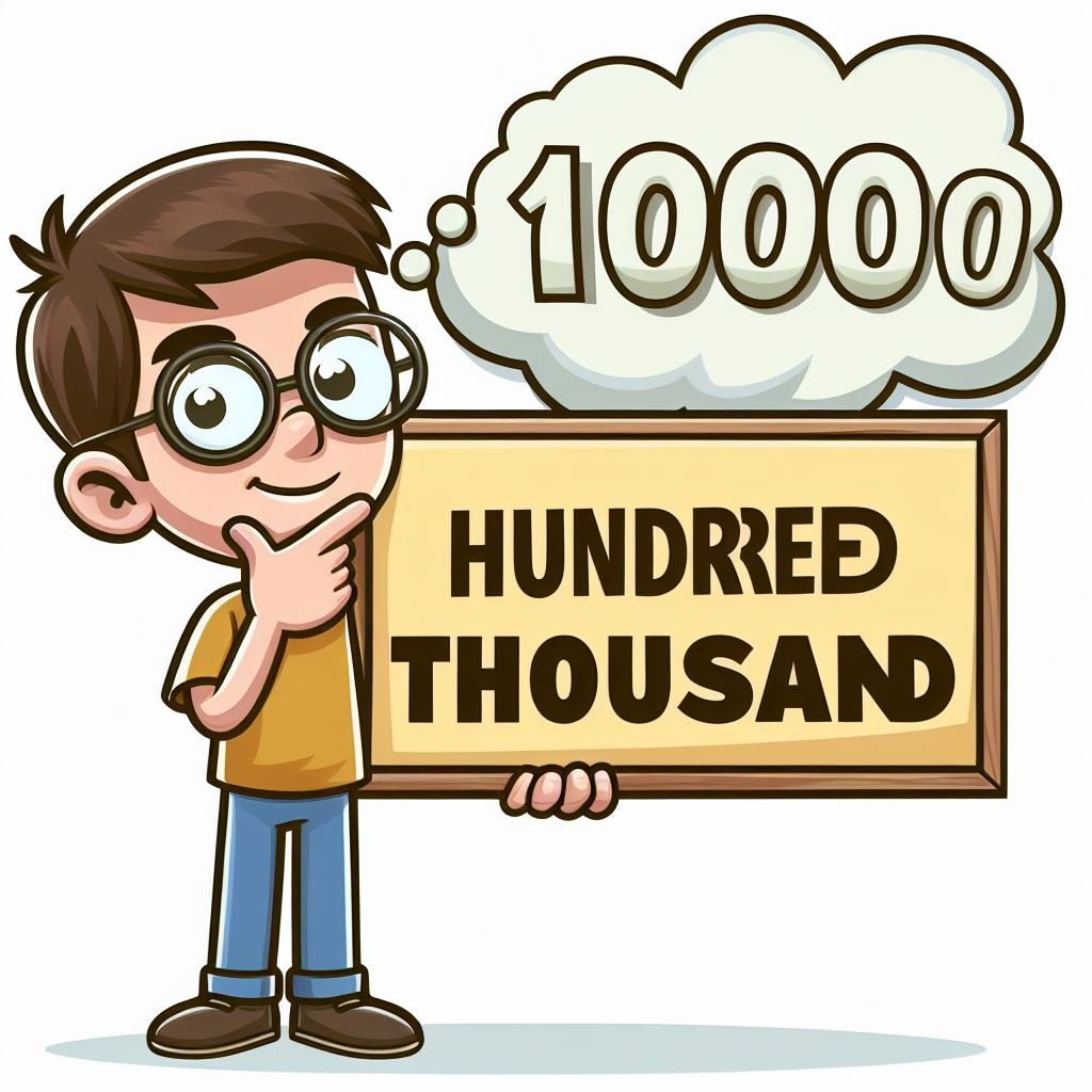 100000 in words