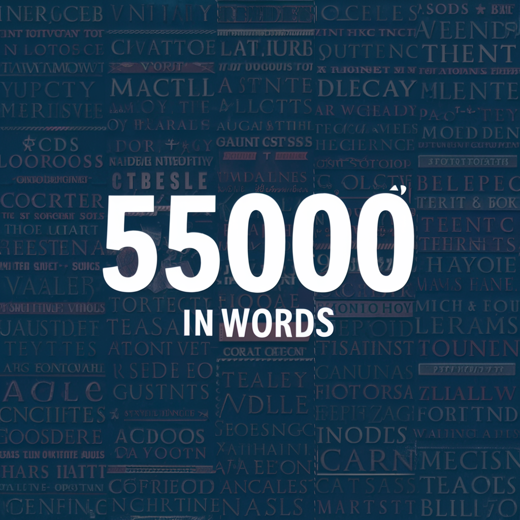 55000 In Words