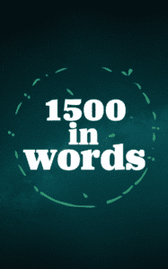 1500 in words