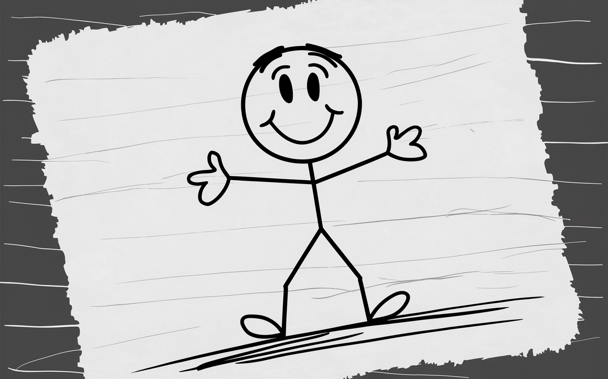 draw a stick figure